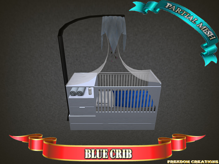 Blue crib-Freedom creations