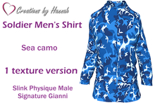 [CBH] Soldier Men's Shirt - Sea