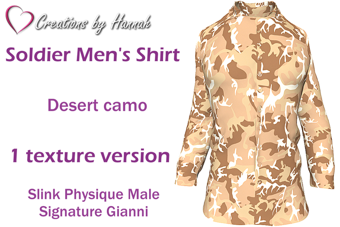 [CBH] Soldier Men's Shirt - Desert