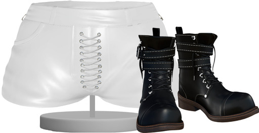 [GIULIADESIGN] -MIXA-SHORT WHITE