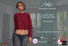*HH* Ladies Mesh Louise Sweater Embossed