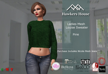 *HH* Ladies Mesh Louise Sweater Pine