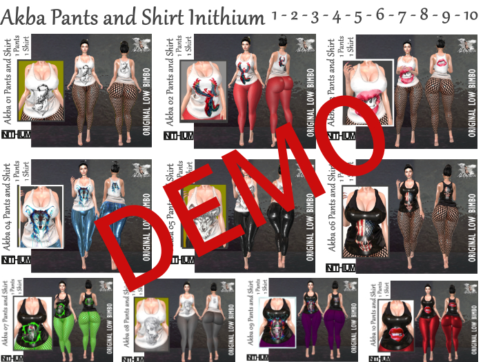Akbarma Store - Akba Pants and Shirt Inithium  DEMO{Add Me}