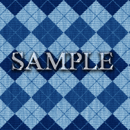 Zoy Texture [ DIAMOND KNIT 08 ] Seamless - Blue