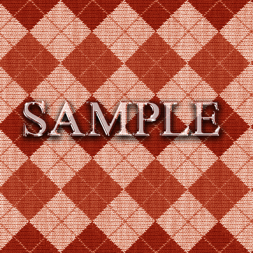 Zoy Texture [ DIAMOND KNIT 08 ] Seamless - Orange