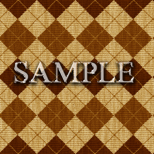 Zoy Texture [ DIAMOND KNIT 08 ] Seamless - Yellow Brown