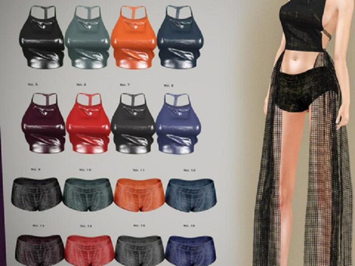 #13-RAPTURE-Shorts Ina Gacha-Maitreya-Common-Mahogany