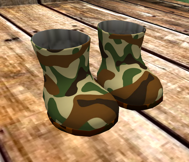 Dinkies boots camo