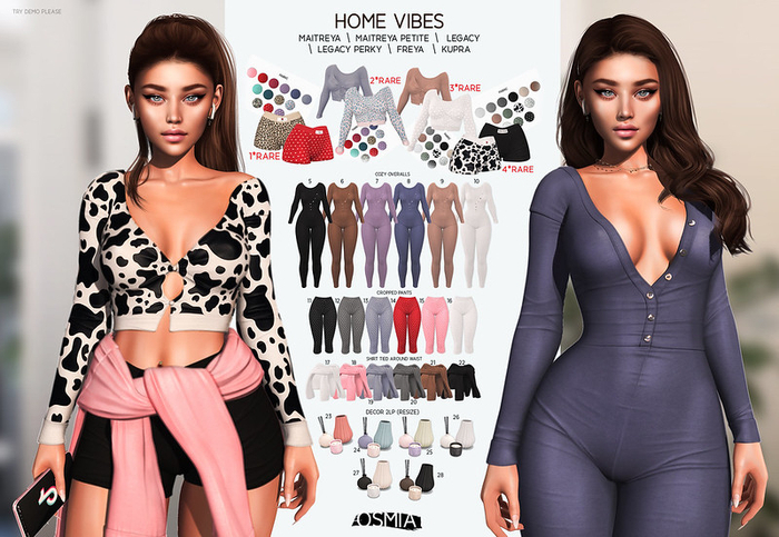 OSMIA - Home Vibes.Gacha.CroppedPants - L - Fog