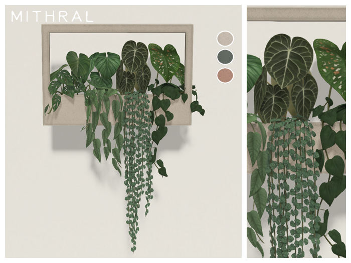 Mithral * Wall Frame Planter Fat Pack