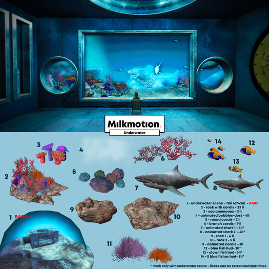 (Milk Motion) Underwater - rock 2