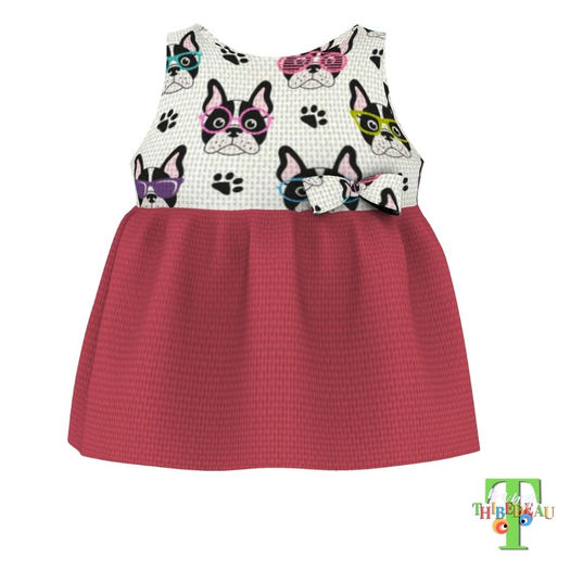 BTC - Colours Collection Prints- Top- BusterBuzz Pink