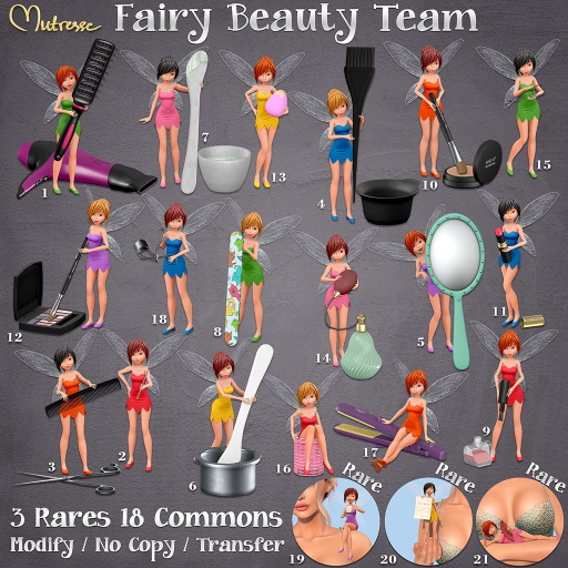 Mutresse-Fairy Beauty Team-20 (wear) RARE
