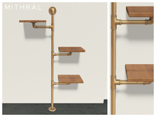 Mithral * Pipe Shelves (Gold)