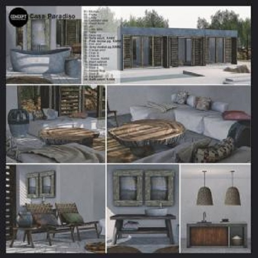 CONCEPT} *20. CASA PARADISO. Stool