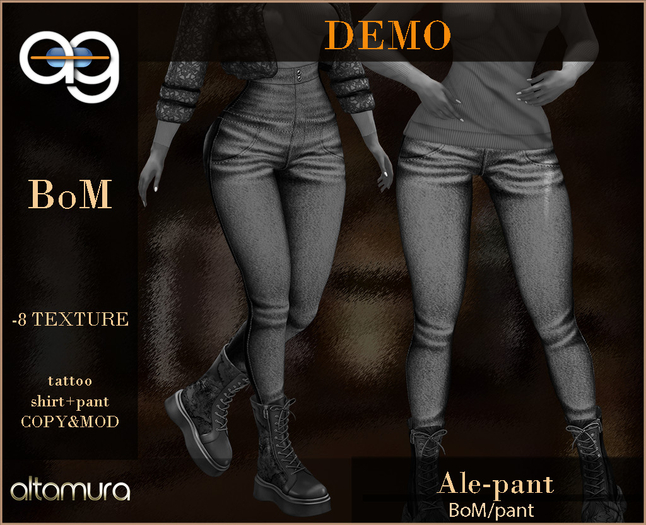 :::AG:: *Ale-pant* -F- BoM/pant -demo-