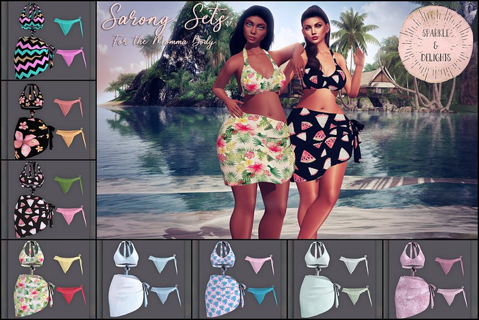 DEMO Sparkle & Delights Momma Sarong