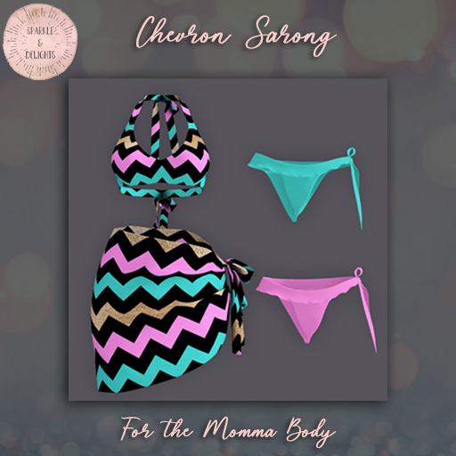 Sparkle & Delights Momma Sarong Chevron