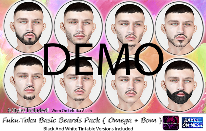 Fuku.Toku [ Basic Beards Pack ] Bom + Omega DEMO