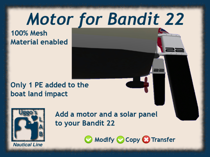 Motor addon for Bandit 22