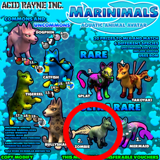 <AR> Marinimals Avatar - 2. ULTRA RARE - Zombie (VOUCHER)