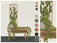 MIthral * Draped Philodendron Table (Lime)