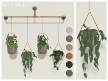 Mithral * Geo Pipe Hanger (Silver)