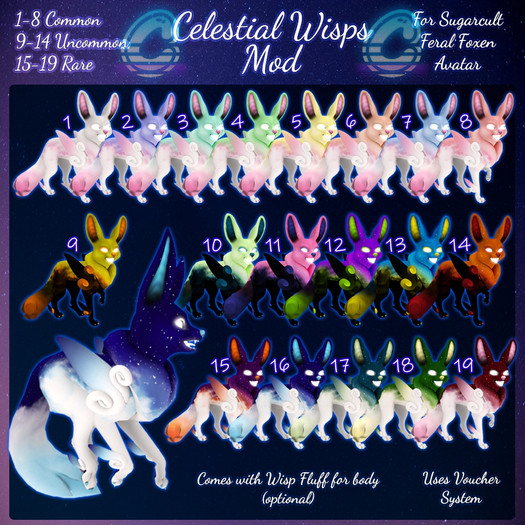 {C} Celestial Wisps -  Stratus {16} RARE