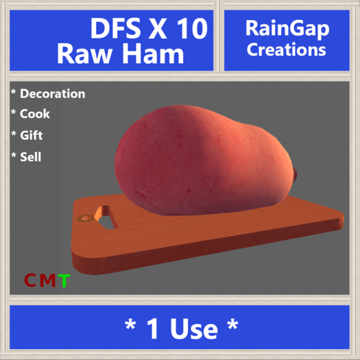DFS RAW HAM X 10