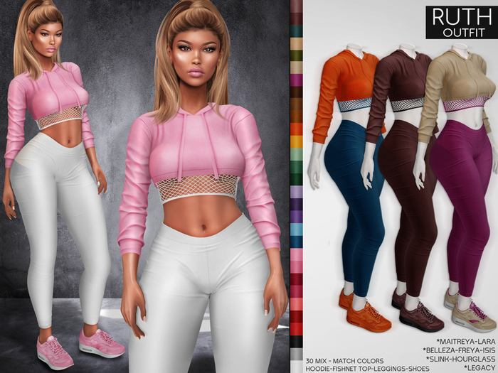 Bens Boutique - Ruth Outfit Hud Driven 30 COLORS