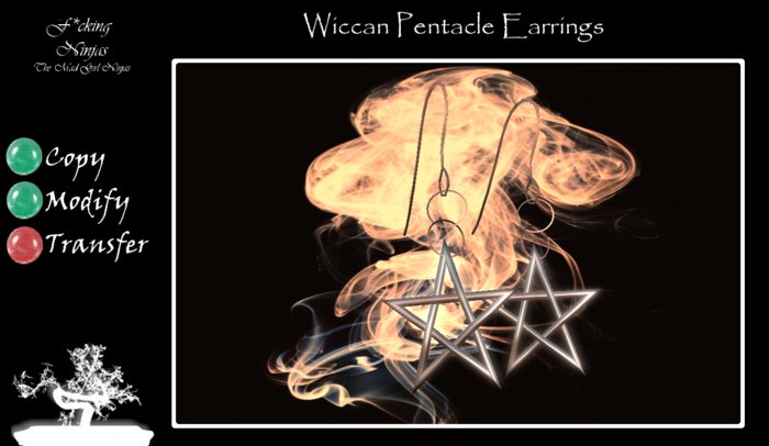 *FN* Pentacle Earrings 