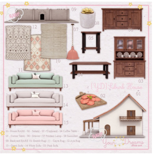 {YD}Suburb House - House RARE