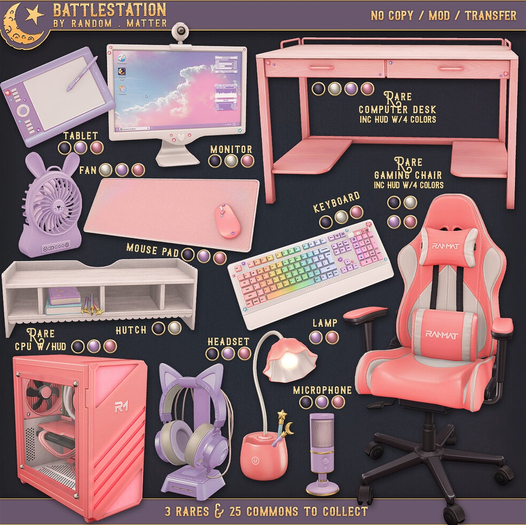 .random.Matter. - Battlestation - Lamp [Lilac]