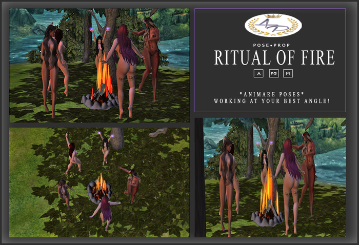 *Animare Poses* - Ritual Of Fire - Unisex - Wear Me & Touch