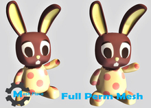 Mesh Place - Easter Choco-Vanilla Bunny - Full Perm Mesh