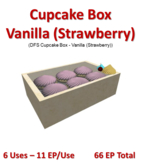 DFS Cupcake Box - Vanilla (Strawberry) (Texture)