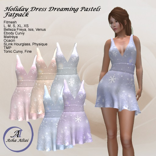 AA - Holiday Dress Dreaming Pastels FatPac