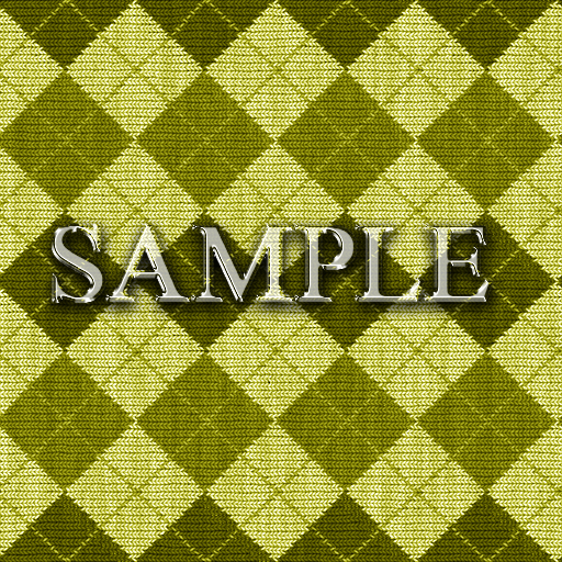 Zoy Texture [ DIAMOND KNIT 09 ] Seamless - Yellow