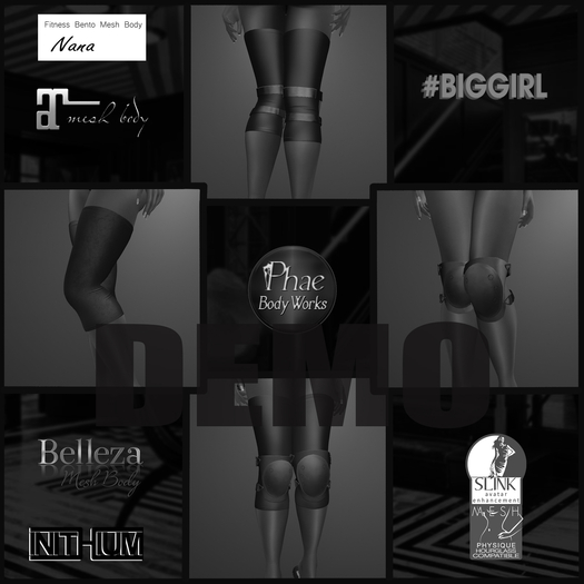 PBW Leg sleeve stocking and Knee pads  DEMO  (Boxed)