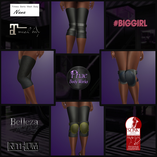 PBW Leg sleeve stockings and Knee pads   (Boxed)
