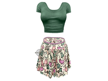 !gO! Meow! skirt 01 & NinaLaure Shirt Laurette Green