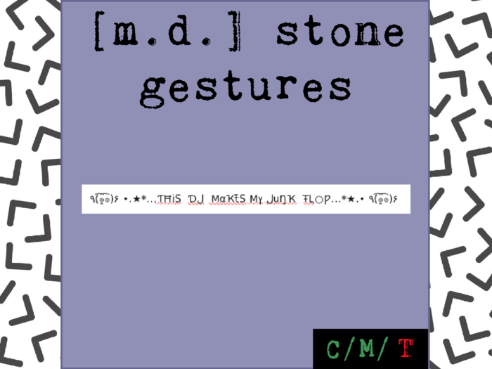 /JunkFlop. By [m.d.] stone gestures