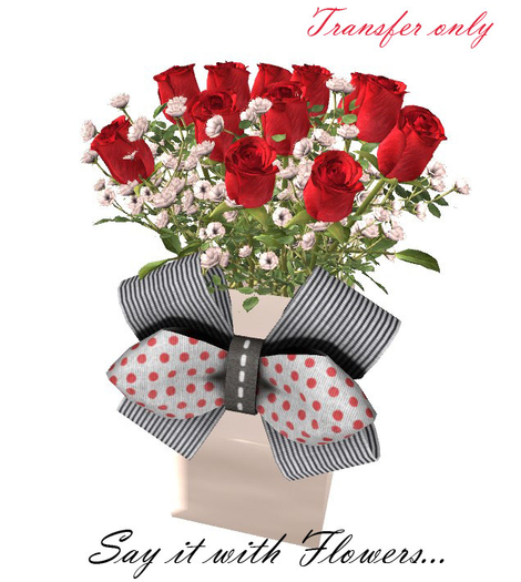 Bag of roses - red