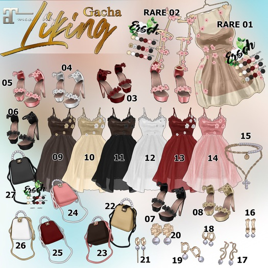 05. ERSCH - Liking Gacha -LARA-  Shoes pink