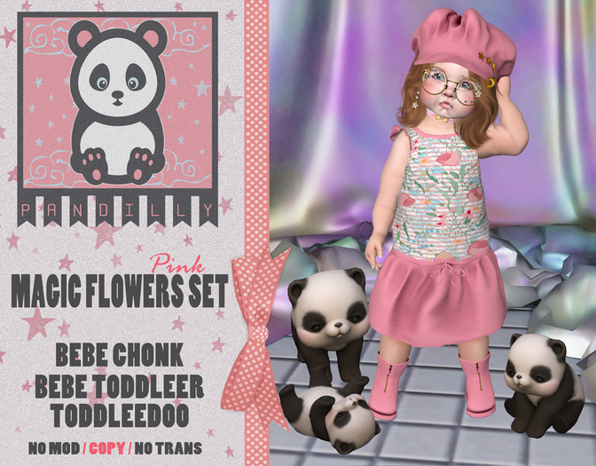 [P] Magic Flowers Set Pink
