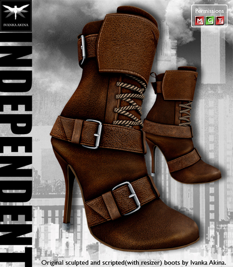 *IA* INDEPENDENT Boots(brown) DEMO