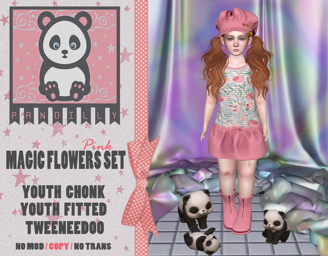 [P] Magic Flowers Set Pink