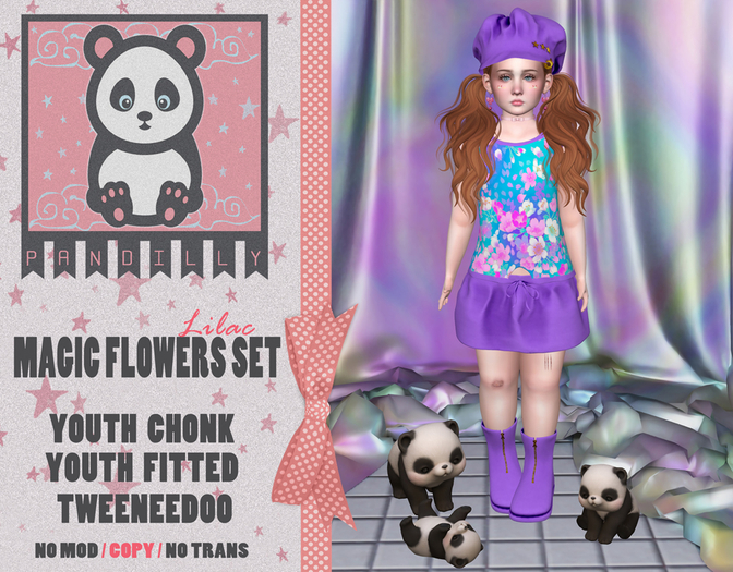 [P] Magic Flowers Set Lilac