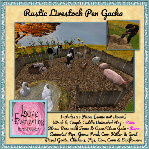 LE ~ Livestock Rooster & Hen Boxed