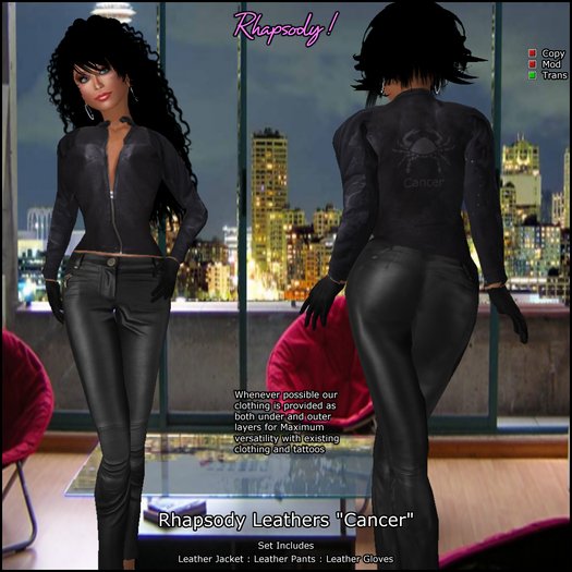 Rhapsody Leathers "Cancer"
